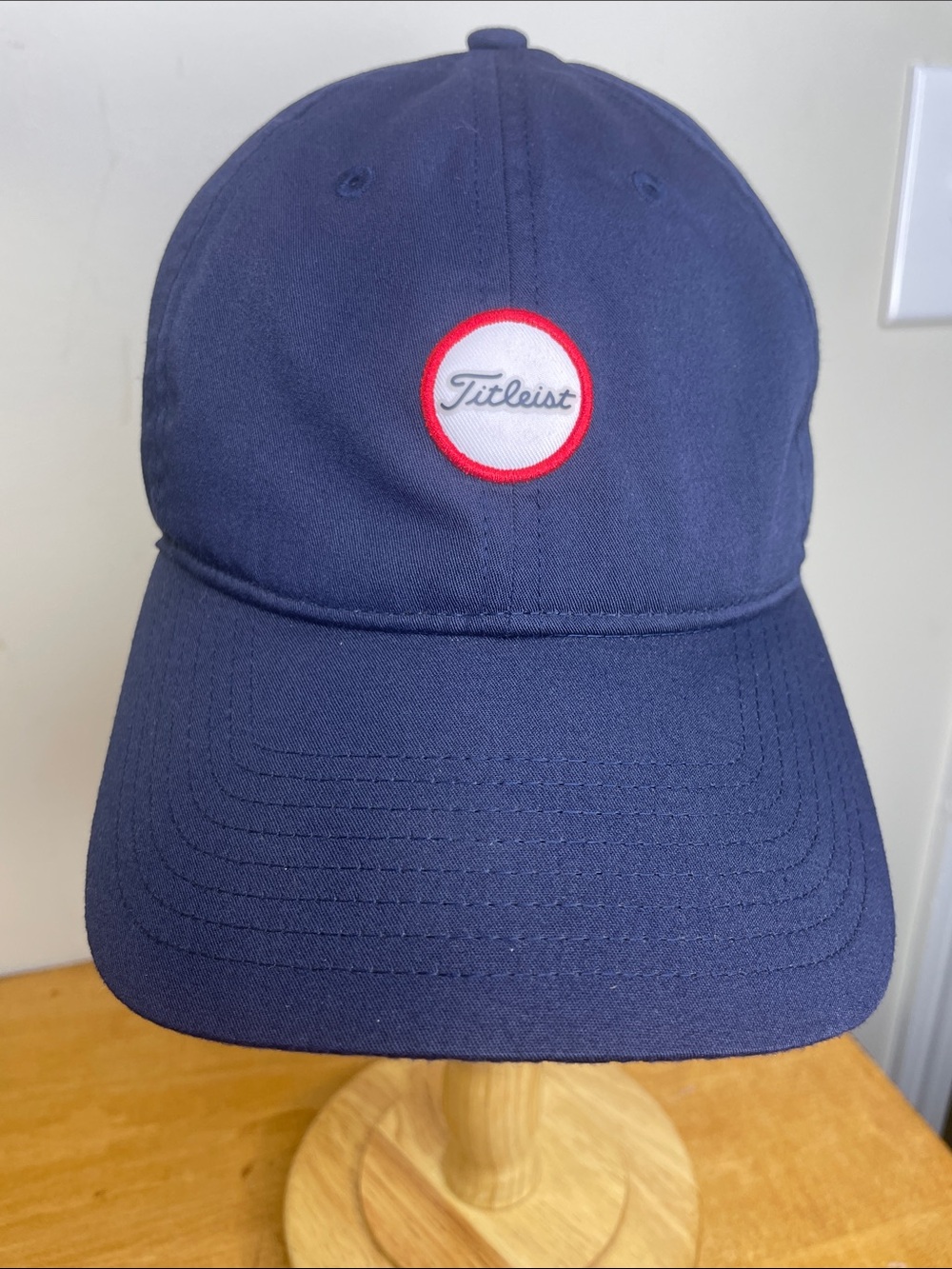 Titleist Navy Cap with Red-Rim Logo